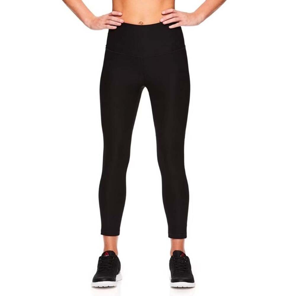Reebok Women's Black Athletic Stretch Workout Yoga Pants Size XL